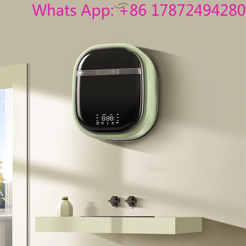 

Wall Mounted Washing Machine 2.8kg Washing Weight Automatic Mini Washing Machine Underwear Baby Clothes Washer Dryer