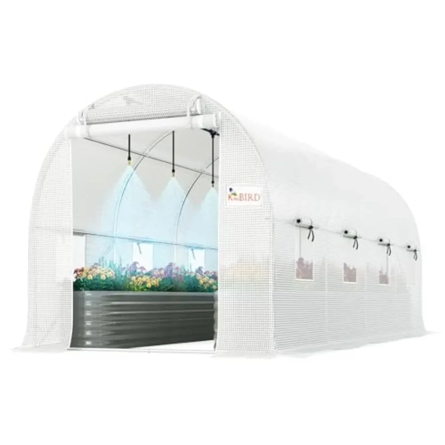 Premium 15x7x7 Feet Greenhouse for Outdoors, Large Heavy Duty