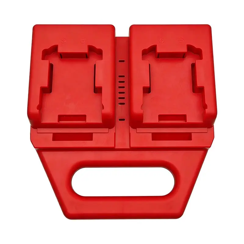 B27B Portable Battery Storage Rack Mount Holder Bracket For 18V Lithium Battery- Battery Baskets Included
