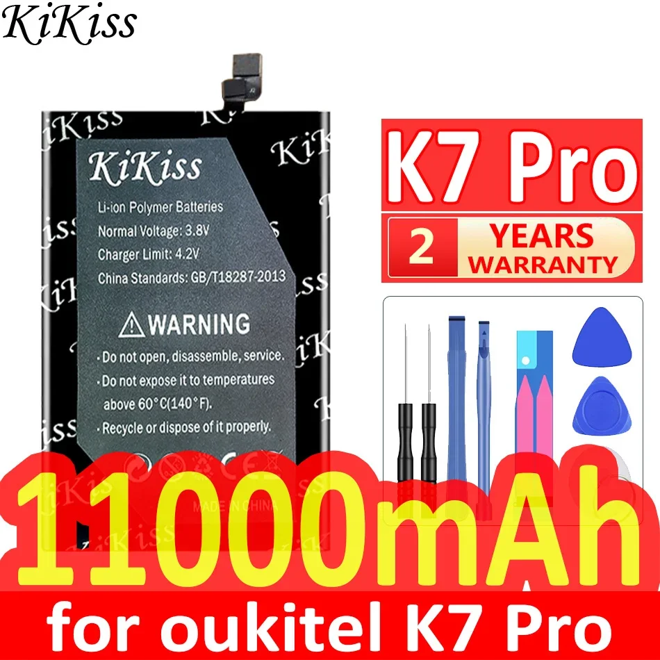 

11000mAh KiKiss Powerful Battery k7 pro for oukitel K7 Pro