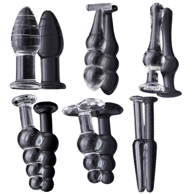 Crystal Glass Anal Plug for Women Butt Plugs Penis Nightlife Anus Dildo Adult Masturbation Adult Gay Sex Toys Lover Gifts