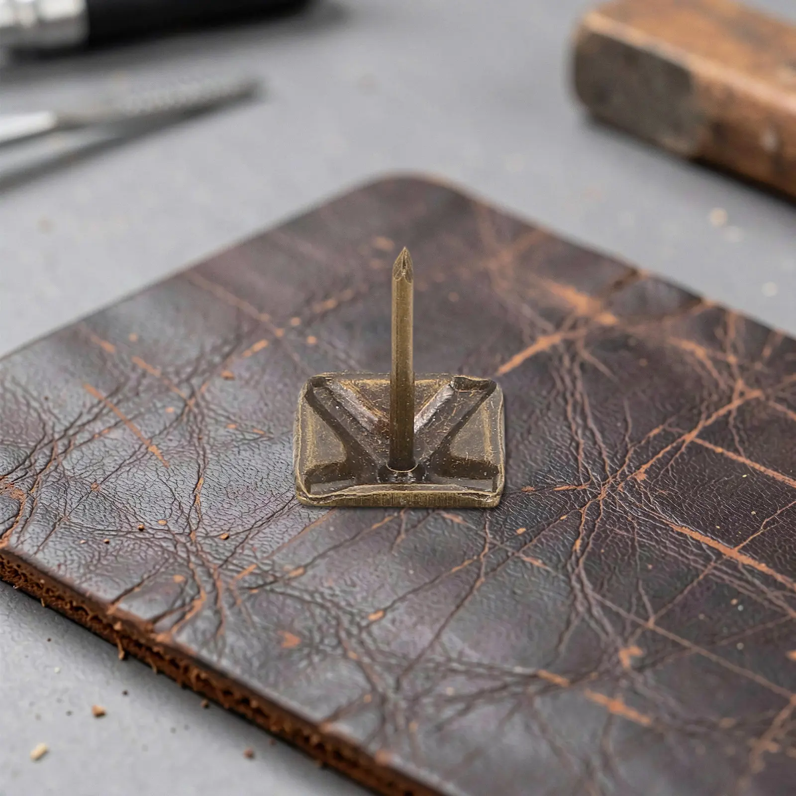 Spike Stud Vintage Decorative Nail Classic Rustic Style Door Hardware Home Improvement Accessories Copper Color