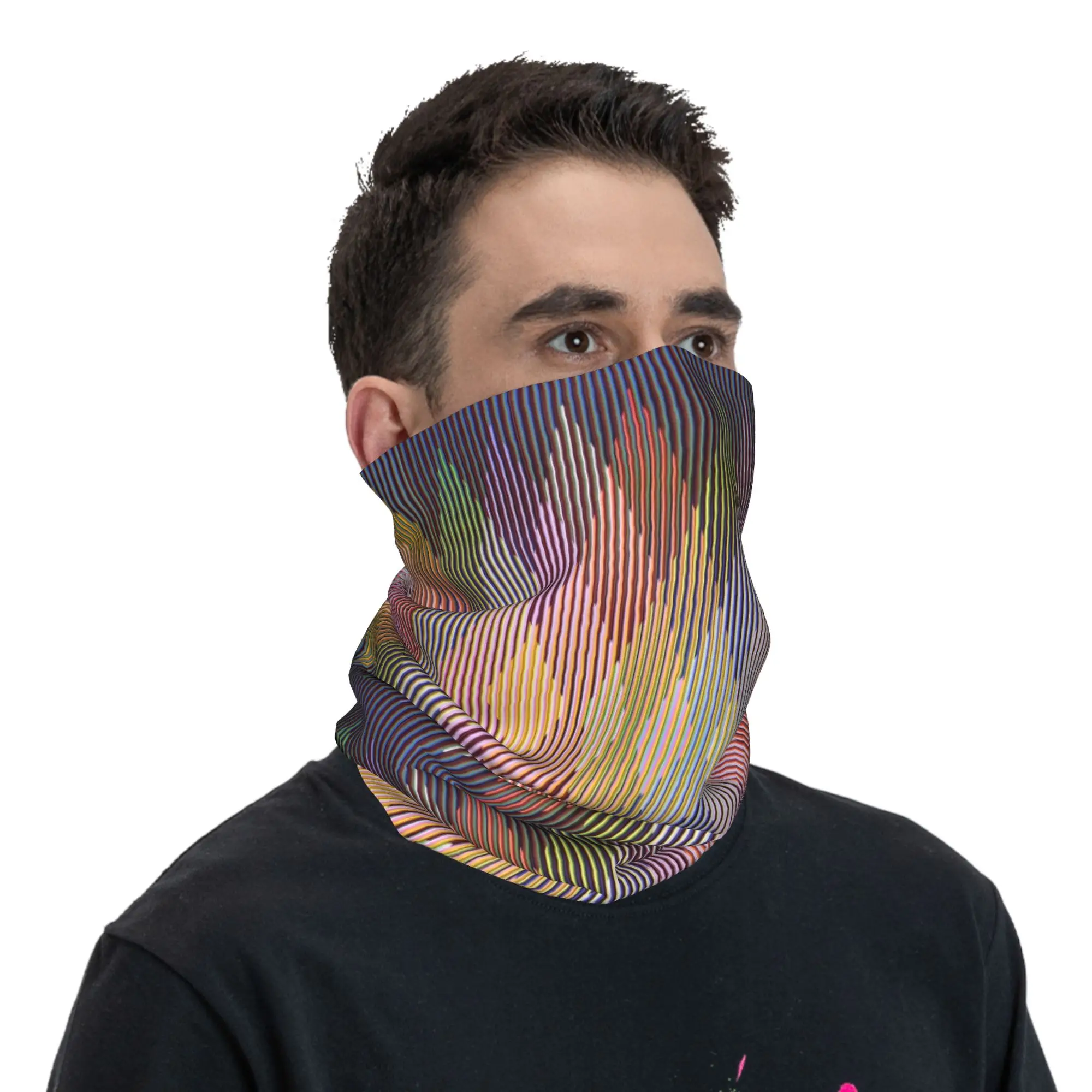 

Carlos Cruz-Diez бандана на шею шарф с принтом многофункциональная повязка на голову для спорта на открытом воздухе унисекс для взрослых ветрозащитная