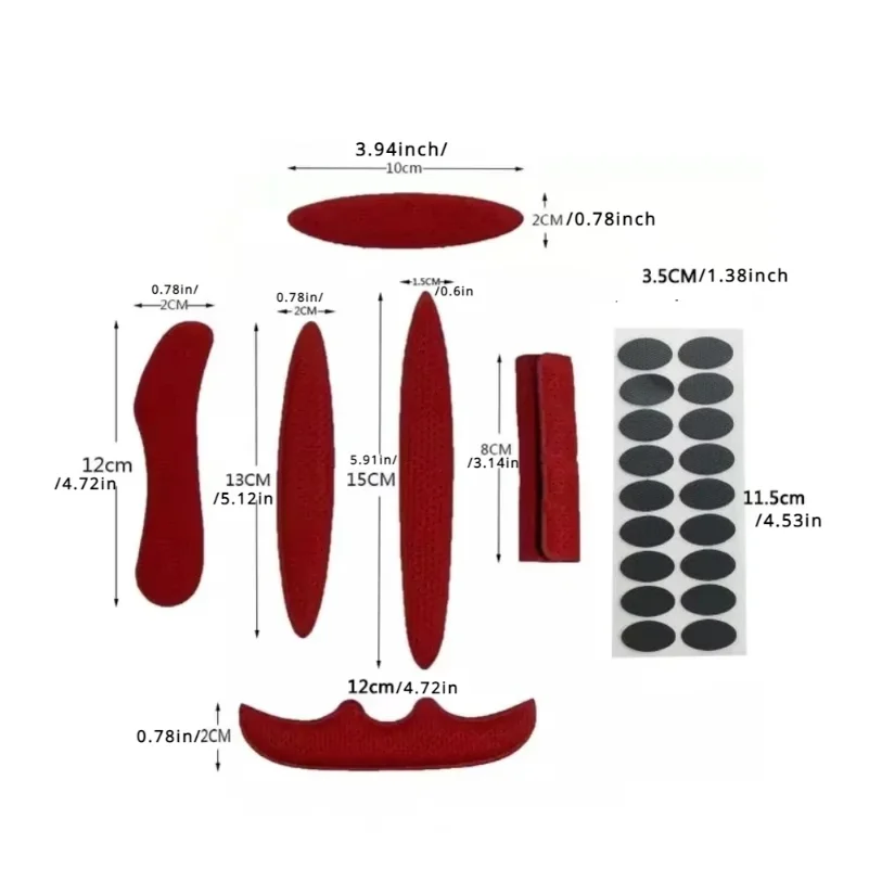 Helmet Padding Kits Sealed Sponge Replacement Outdoor Motorcycle Bicycle Cycling Universal Foam Pads