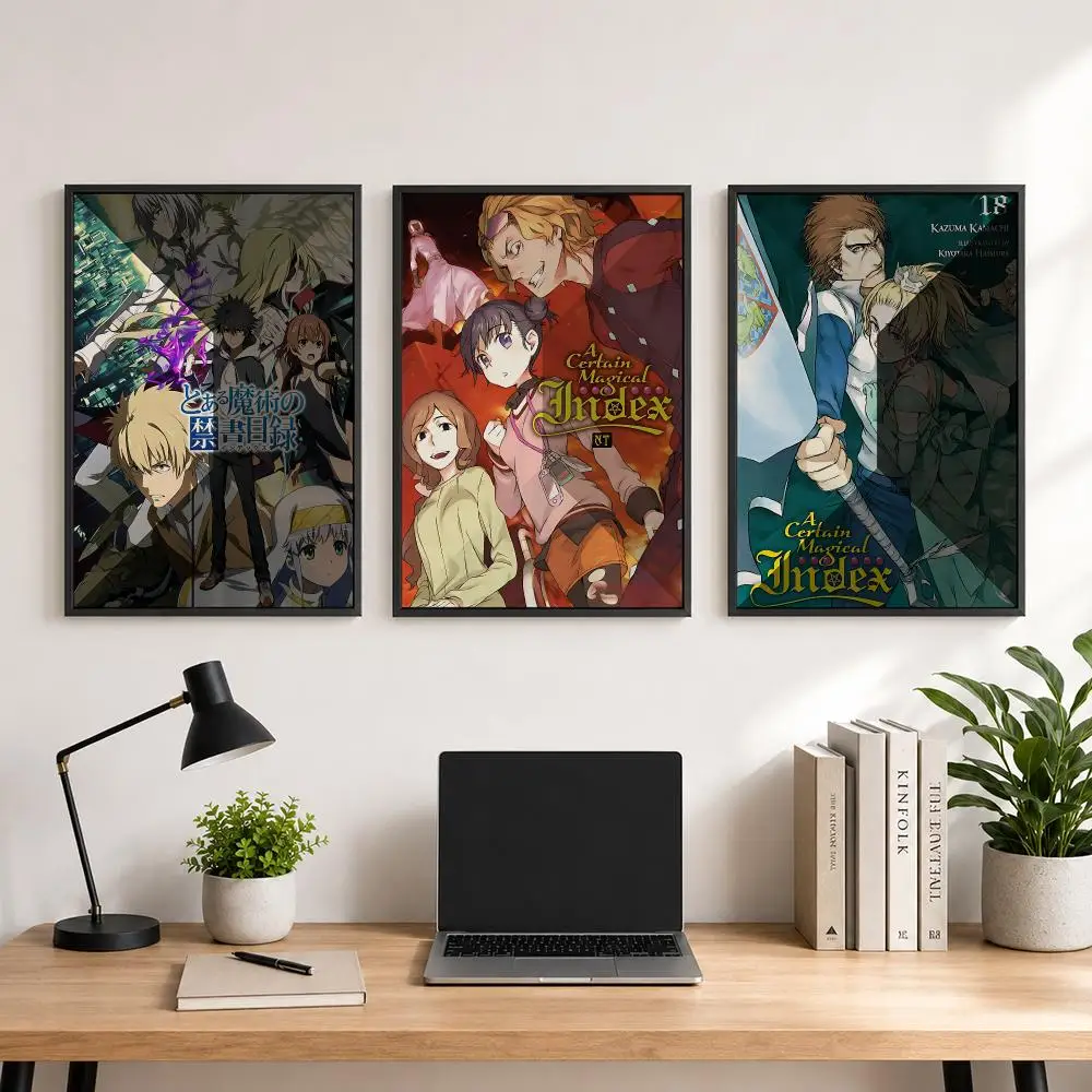 anime A Certain Magical Index Poster Poster, Wall Decor Art Print, Abstract Wall Decor Art Print for Living Room