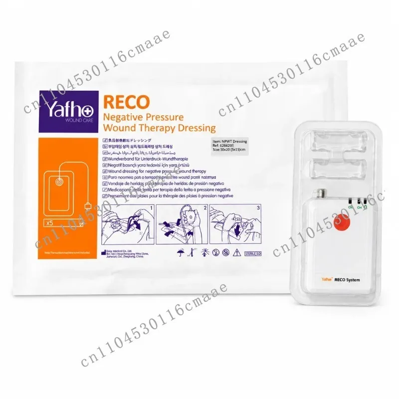 VAC NPWT Device Negative Pressure Wound Therapy System with Disposable Kit Medical Dressing for Wound Care