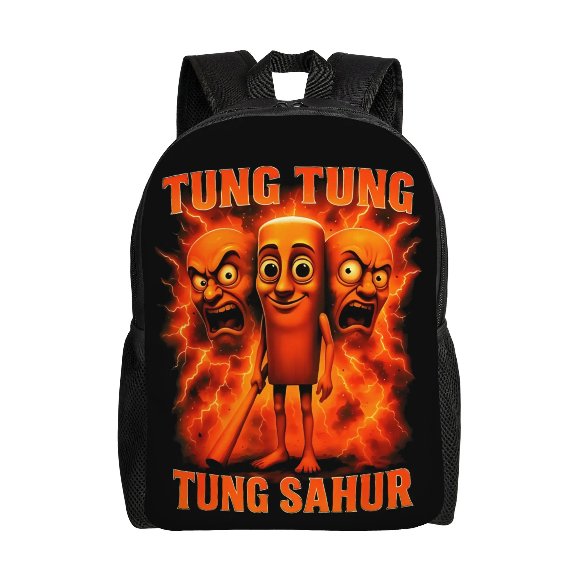 

Классический рюкзак Tung Tung Tung Sahur Meme для студентов, итальянский стиль, для мужчин и женщин, для ноутбука, сумка через плечо