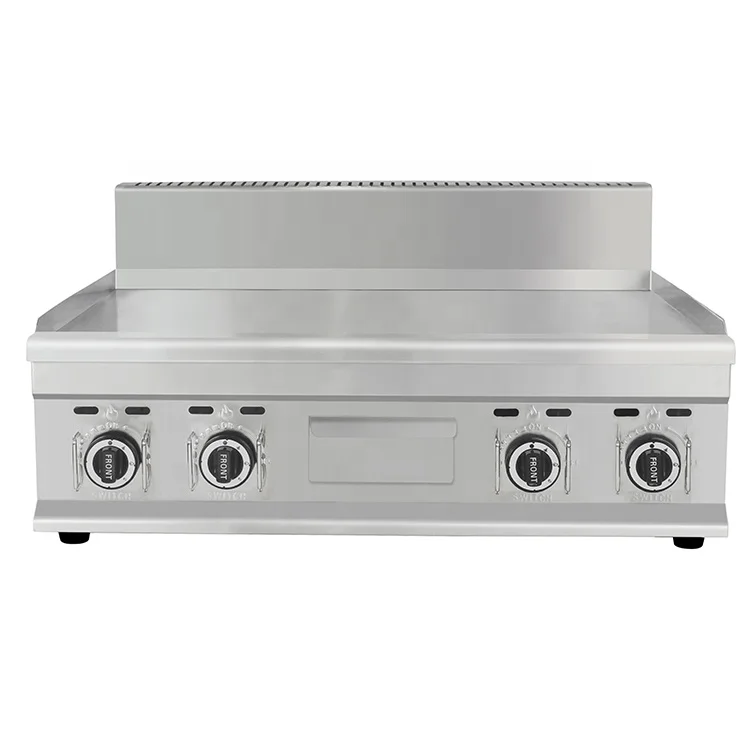 1200Mm Commercial Catering Equipment Stainless Steel 47 Inch Large Flat Top Gas Griddle Grill