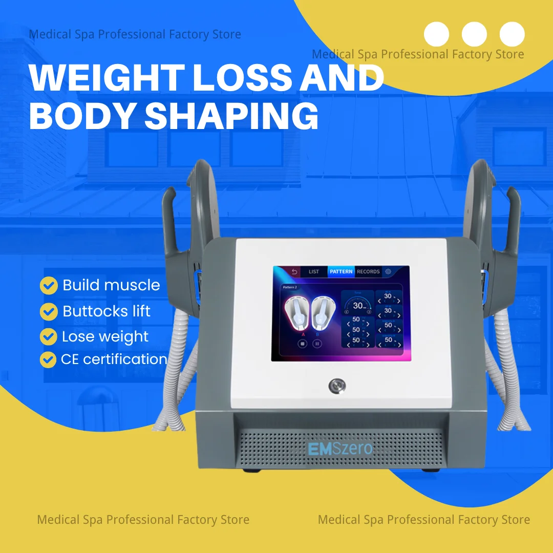 

Portable EMS RF power 6000W weight loss muscle stimulation fat removal body shaping machine