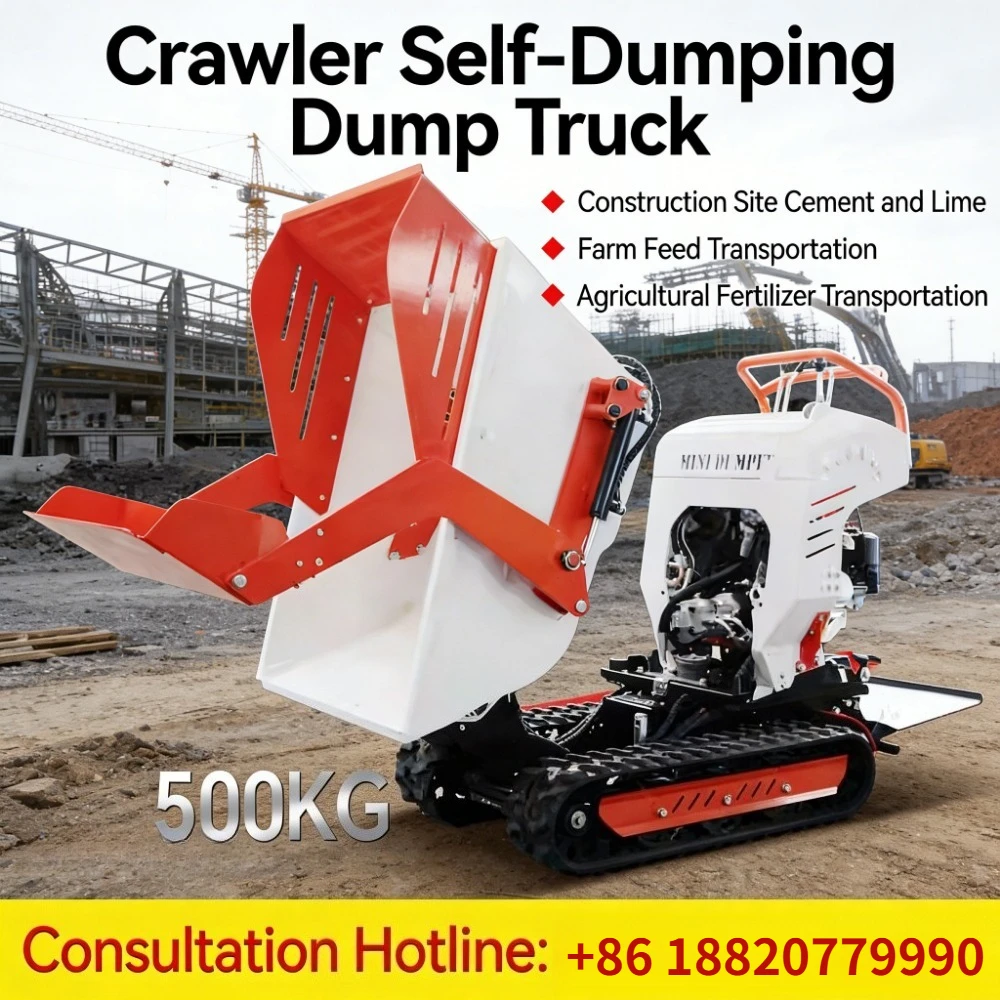 مركبة نقل هيدروليكية كاملة ذاتية التحميل لشاحنات قلابة من النوع الزاحف للتصدير لتربية المزرعة والتعامل مع البستان (الاستودع)