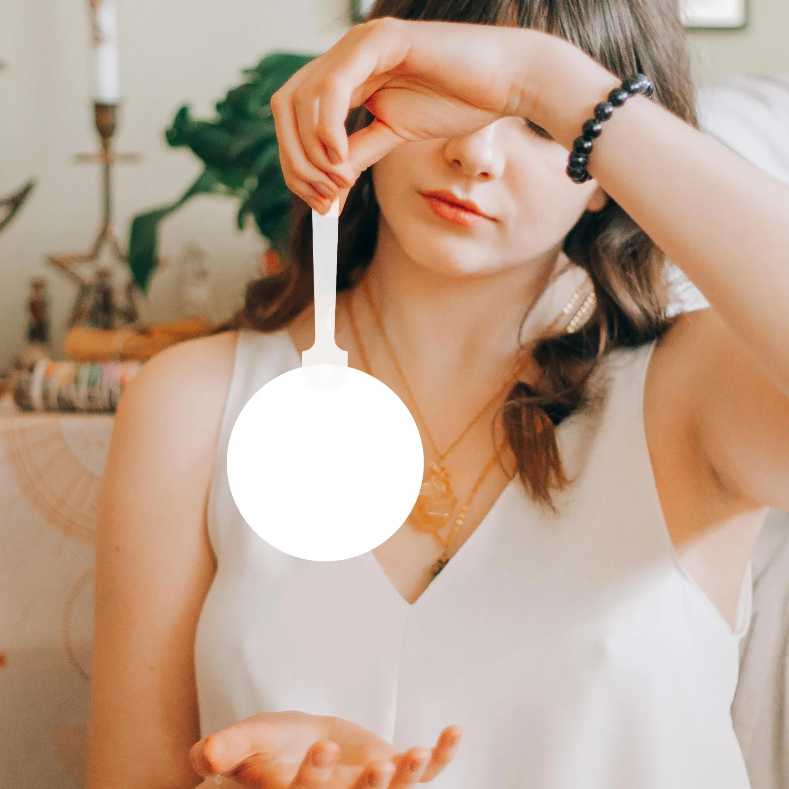 

50Pcs Transparent Fan Handles Thickened DIY Hand Fan Making Handle Accessory Plastic Craft Supplies for Weddings Decor