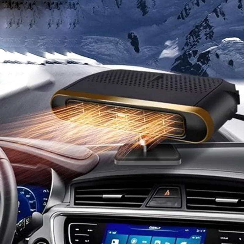 For Auto Sedans SUV Heater 12V 150W Portable Car Heating Fan Electric Rechargeable Defroster Windscreen Dashboard
