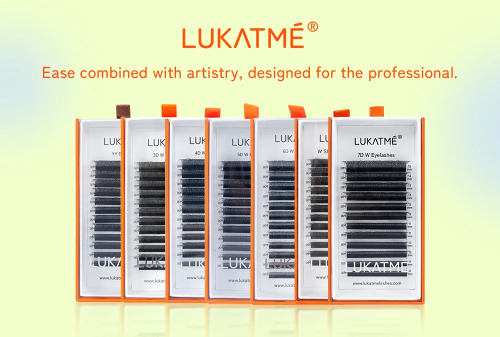 LUKATME Klassische Wimpernverlängerungen Premium Weiche Nerz-Wimpern Einzelne Natürliche Falsche Wimpern Augenvergrößerung Make-up-Tools – Detail 10