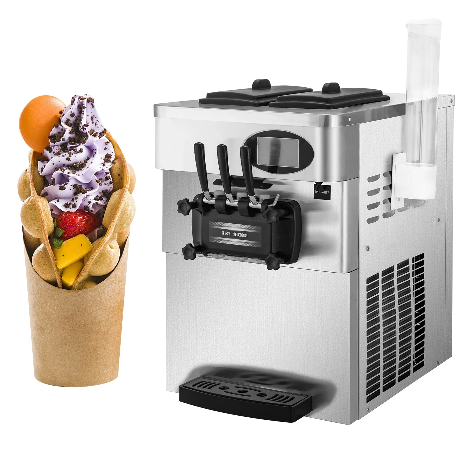 

Multifunctional Soft Serve Ice Cream Machine