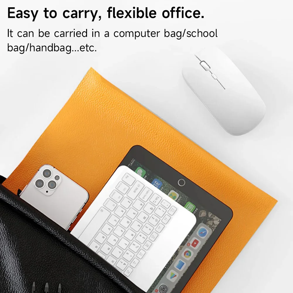 Multi-Color Wireless Bluetooth Keyboard and Mouse Set for IPad  Xiaomi Pad 5  Samsung Tablets Office-Friendly Silent Keyboard