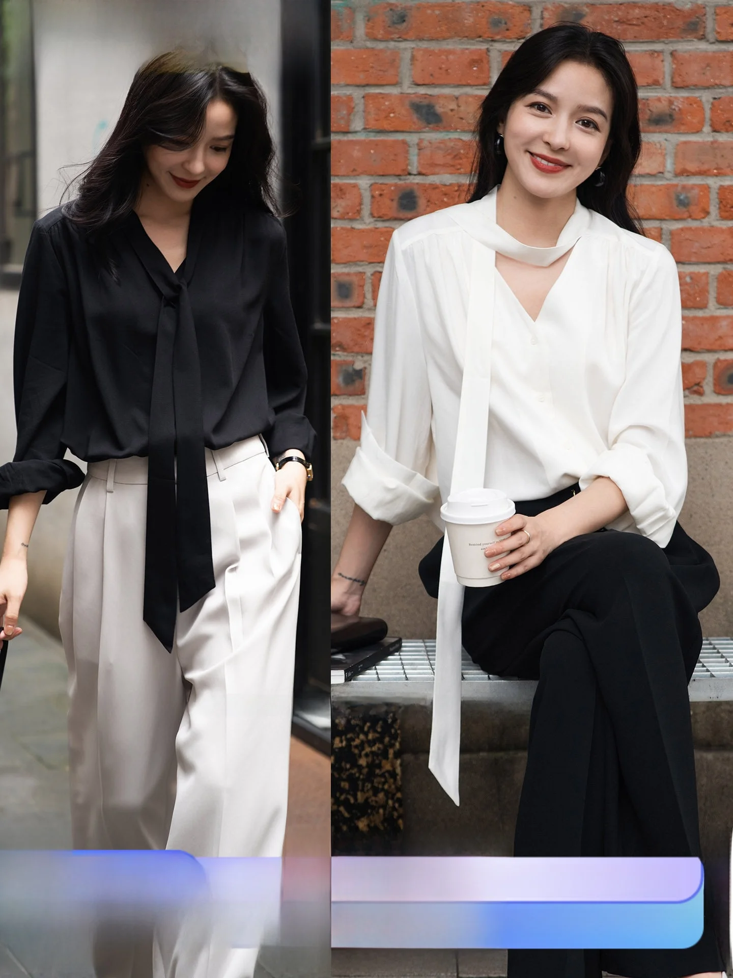 

Effortlly Chic Elephant And Girfe Drapey Tie irt Easy to Manage Long Sve Women's Busin Casual Loose Fit irt