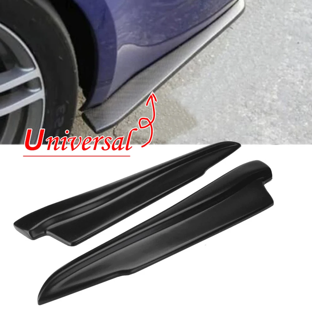 

43cm Rear Bumper Splitter Side Spoiler Canards Universal Rear Side Corner Wing Trim Protection Anti-crash Diffuser Car Accessory