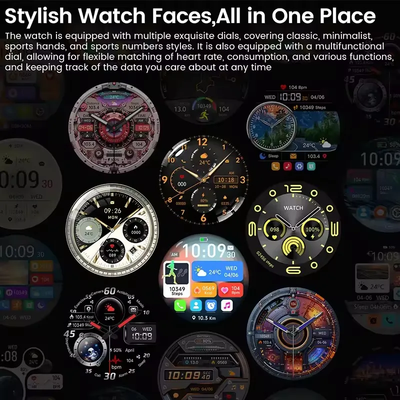 2025 ใหม่สําหรับ Huawei GT5 Pro สมาร์ทนาฬิกาผู้ชาย 1.52 "หน้าจอ AMOLED GPS วิถี Heart Rate สายบลูทูธ SmartWatch กันน้ํา