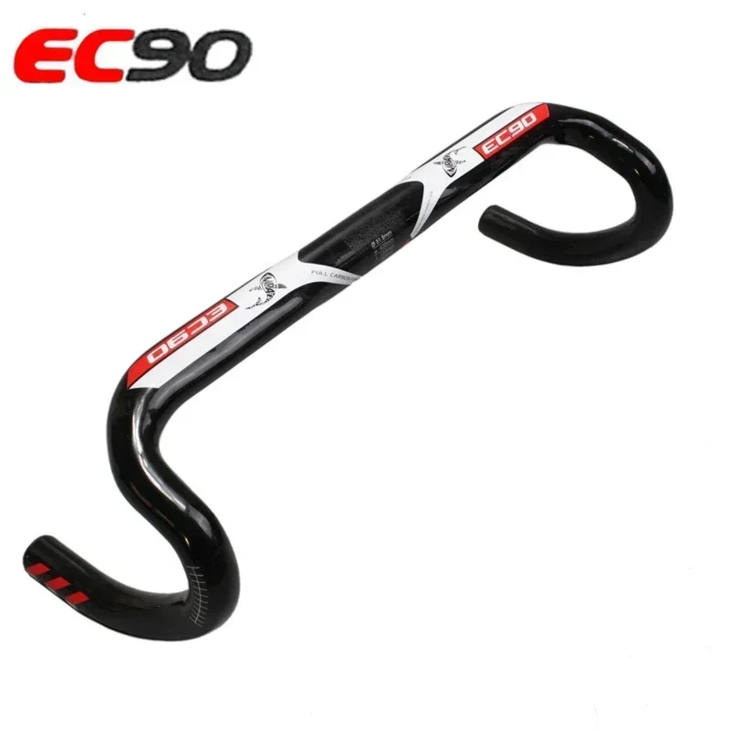 EC90 T800 Full Carbon Fiber Road Bike Lightweight Handlebar Diameter 31.8*400/420/440mm for Modern Racing Bicycle Parts