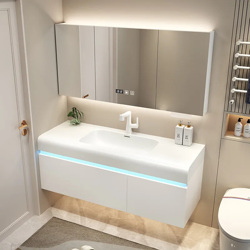 Organizer Mirror Bathroom Cabinet Vanity Perfume Space Saver Makeup Bathroom Cabinet Luxury Modern Gabinete Home Furniture