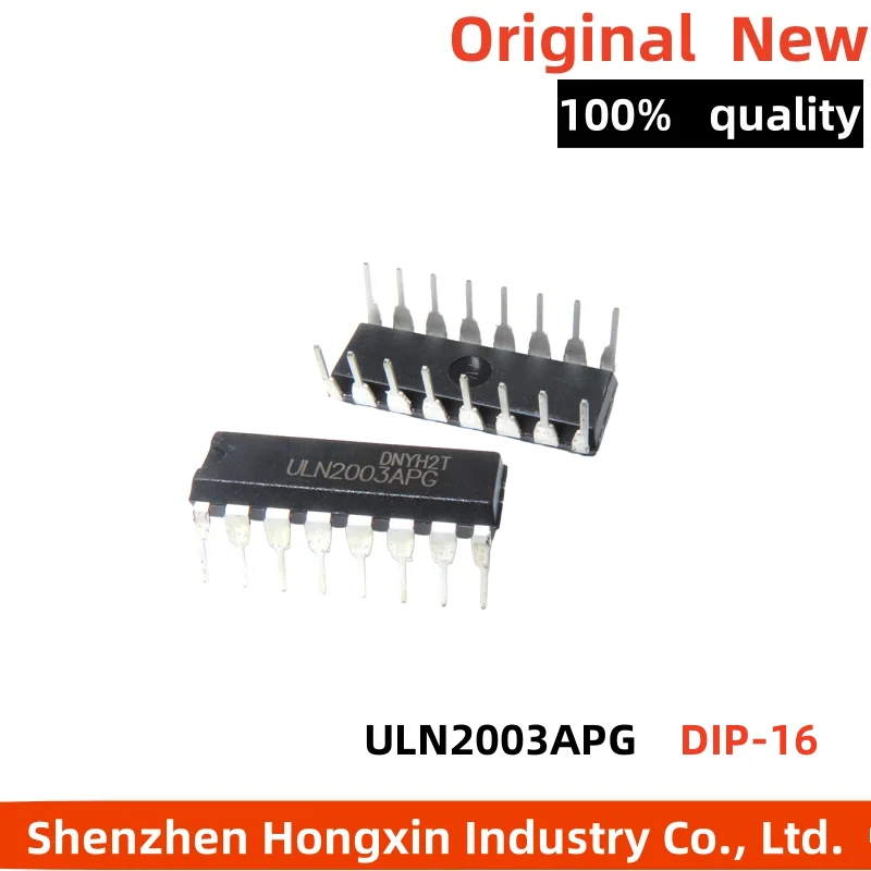 10 pièces de transistor composite ULN2003 APG DIP-16 IC puce de pilote ULN2003 avec insertion directe