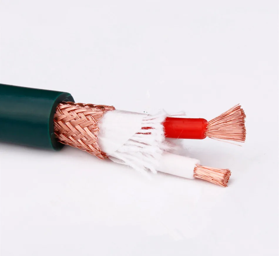 

Amplifier Speaker Cable High Quality RCA DIY interconnect Cable For Home Theater Mixer Loud HIFI Audio Upgrade Wire Bulk