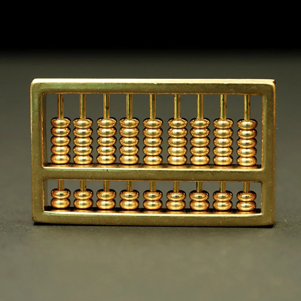 مصغرة المعادن الحرفية المعداد زخرفة النحاس القديمة المعداد تمثال الديكور النمط الصيني المعداد زخرفة