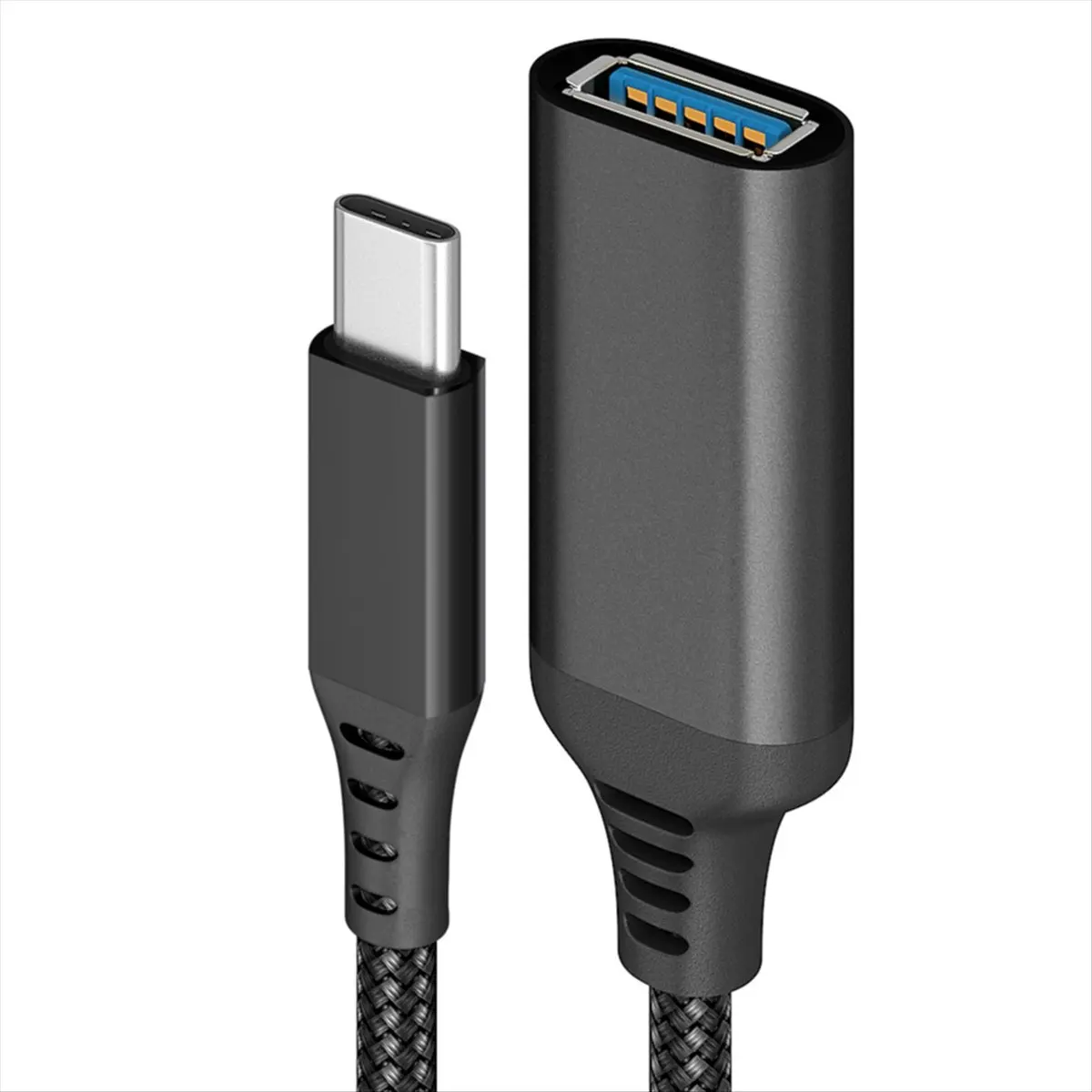 A85P High Quality Data Cable Type-C to USB3.0 Transfer Cable for Mobile Tablet Computer Vehicle Extension Converter Black
