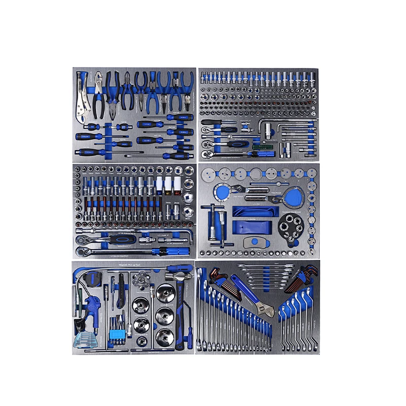 424pcs High Quality Hand Tools Set - Hexagon Socket Wrenches & Car Test Pen for Automobile Mechanics Tool Box