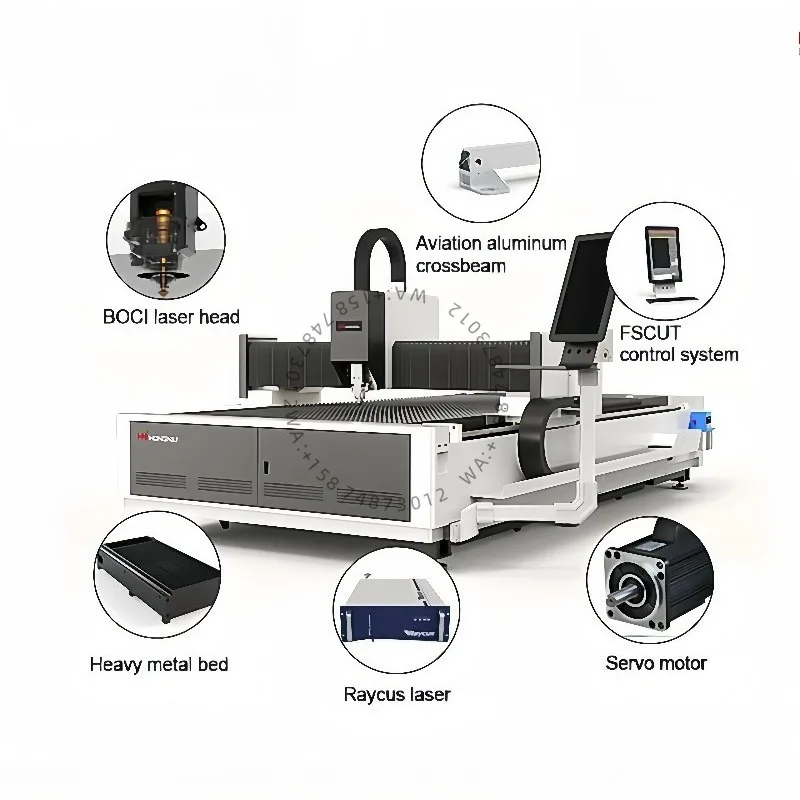 

HN Las er OEM Factory 3015L Fiber Las er Cut ting Machine Price Fiber Las er Cut ting Machine