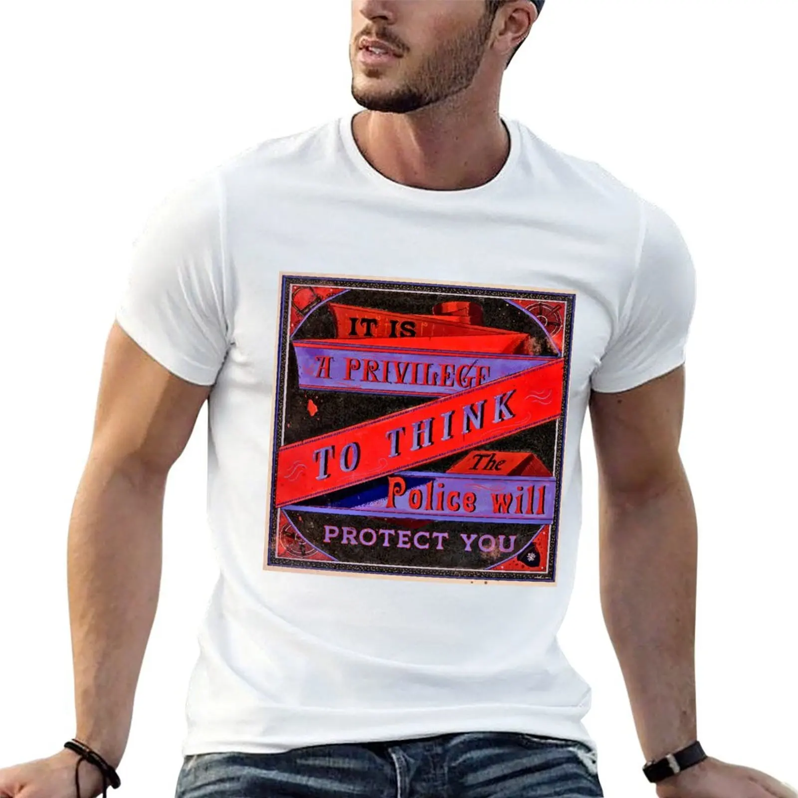 

Police privilege – ACAB Poster T-Shirt t shirts for man cotton funny man t shirt summer T-Shirt