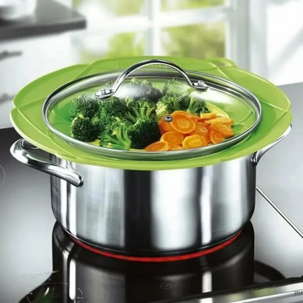 News Anti Overflow Plug Pot Lid and Anti Overflow Lid, Multi-functional Cooking Tool for Boiling Protection, Kitchen Small Tool