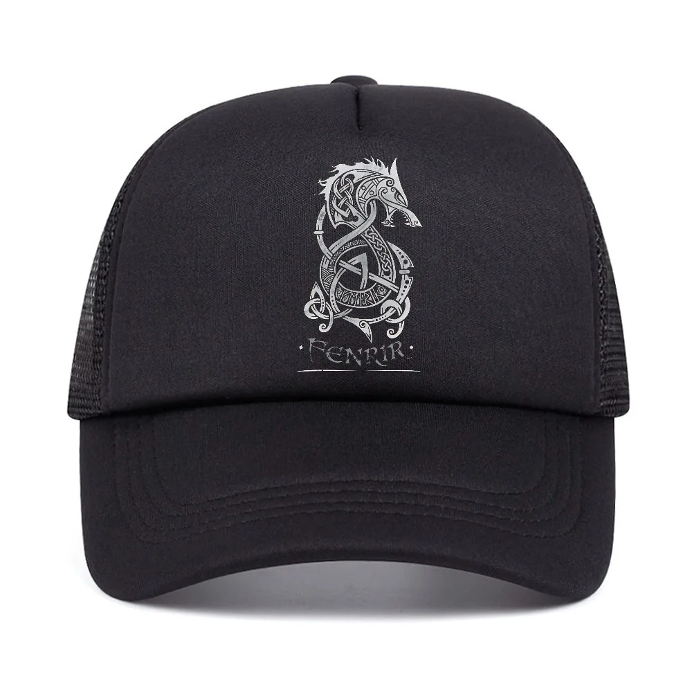 Celtic Norse Viking Vegvisir Compass Navigation Nordic baseball cap fashion Vintage casual Style Streets breathable sun hats