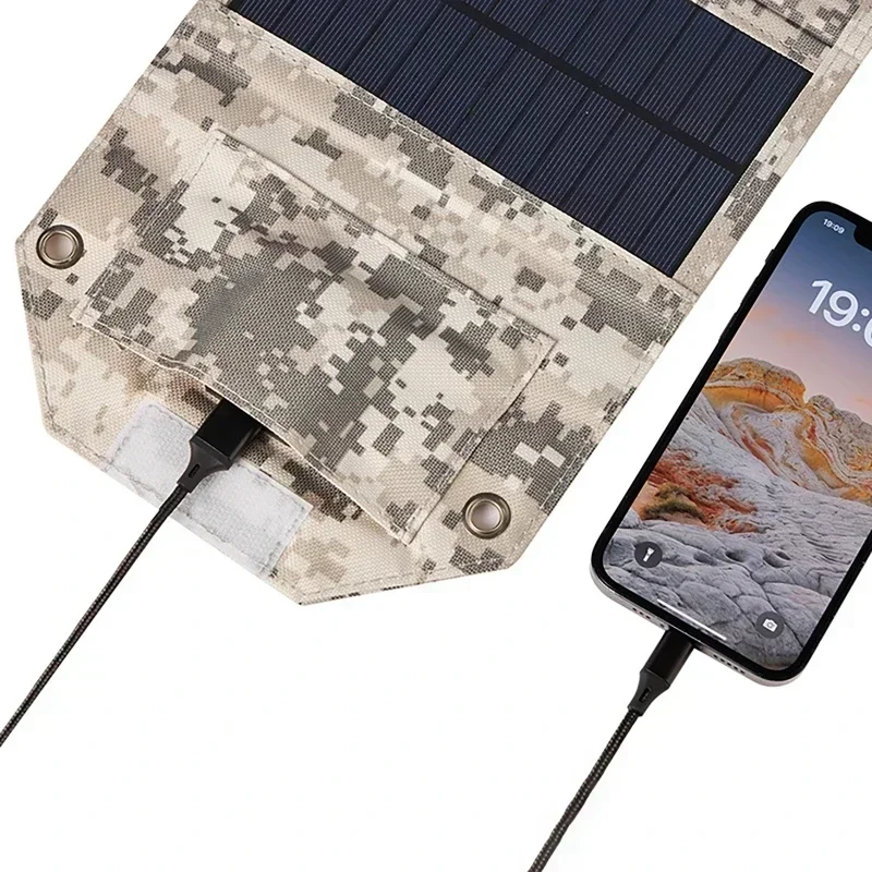 100 واط 80 واط 60 واط لوحة طاقة شمسية قابلة للطي USB 5 فولت شاحن بالطاقة الشمسية المحمولة الخلايا الشمسية في الهواء الطلق الهاتف قوة البنك للتخييم التنزه + كابل