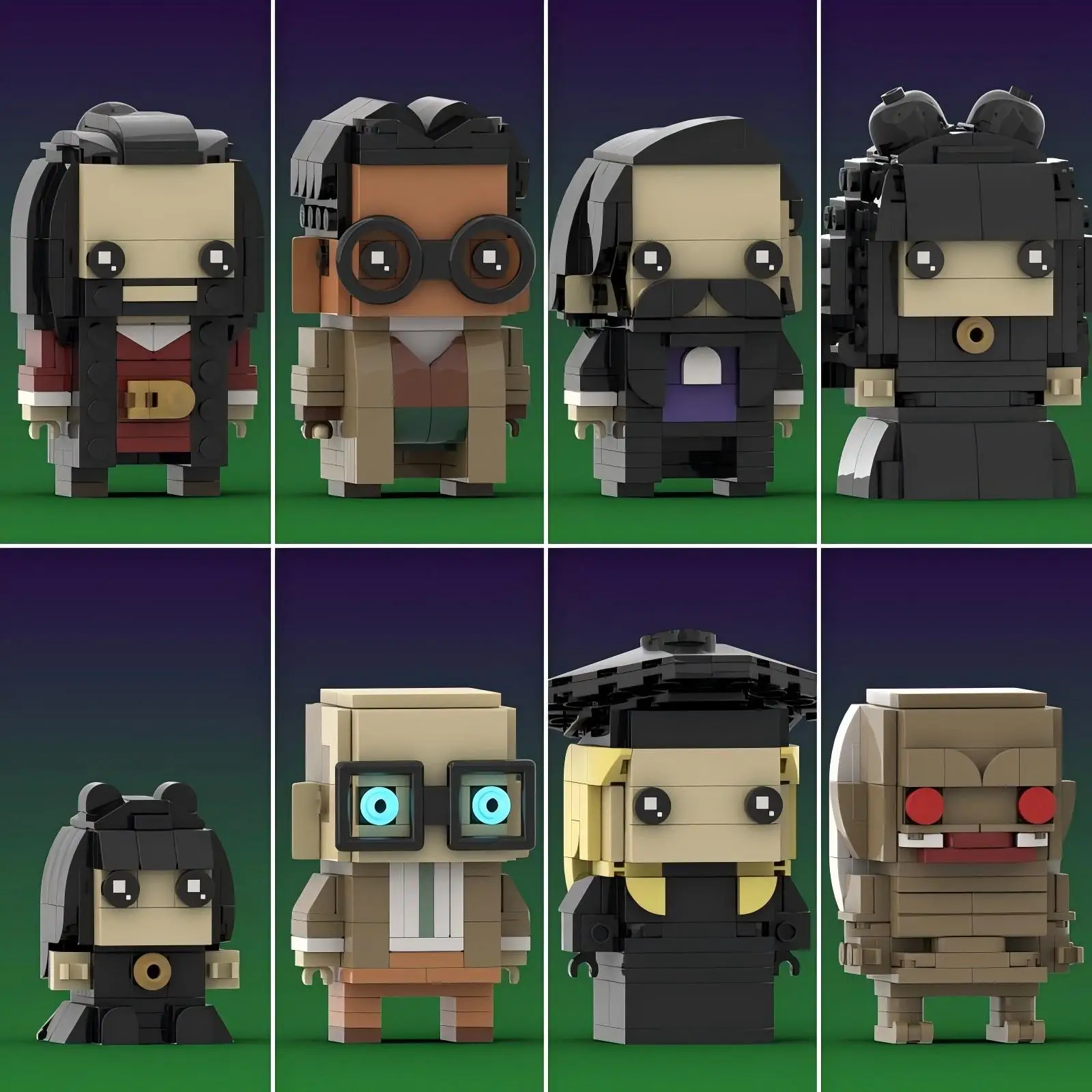 

Classic Horror TV Peripheral Building Block MOC Vampire Life 2019 Characters Brickheadz Model DIY Kid Assembly Toy Birthday Gift