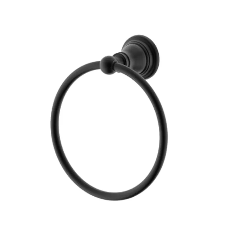 

F-0801-MT Bath Towel Ring, Bathroom Hardware Accessories Wall Mounted Towel Holder for Bathroom, Finished