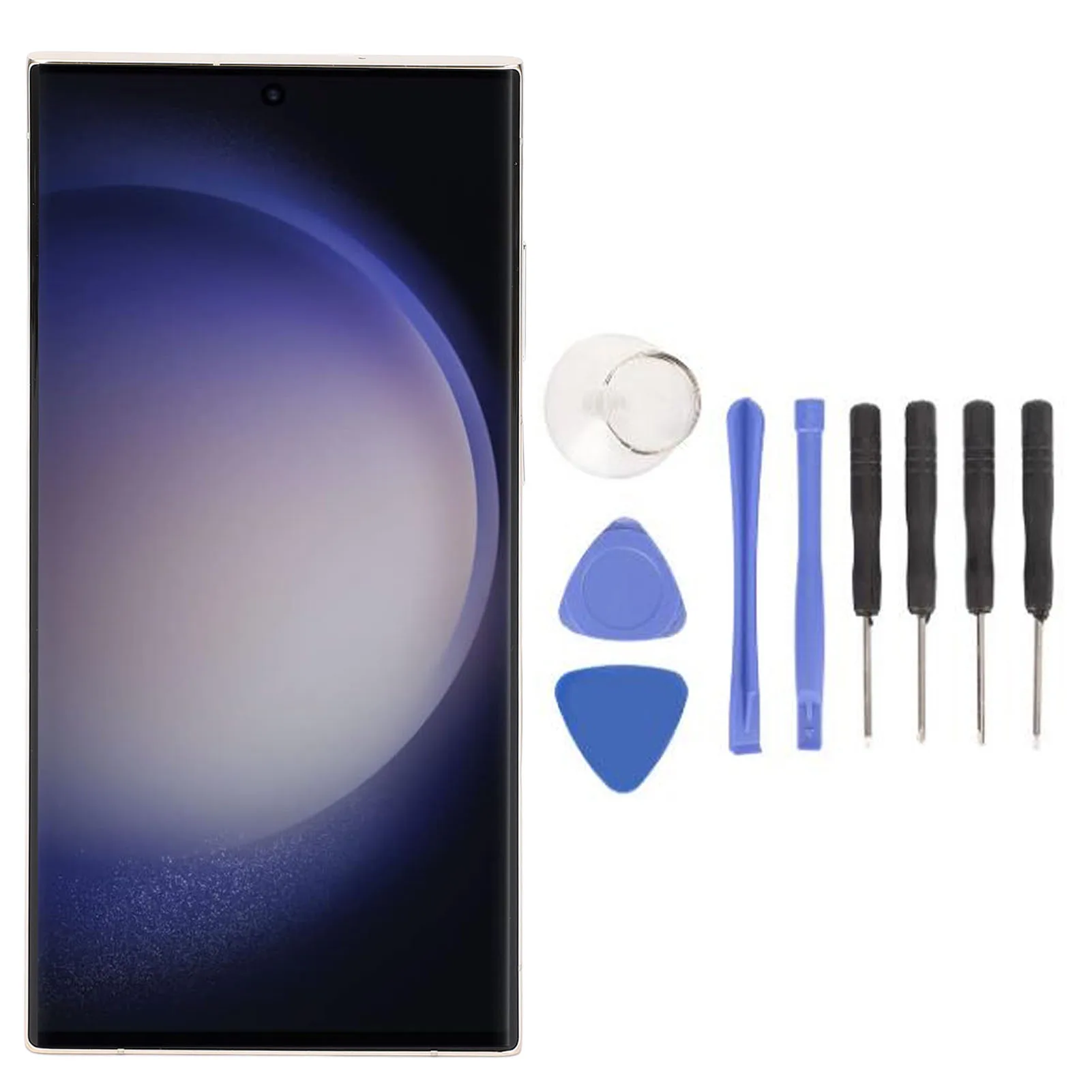 

Phone Screen Digitizer Assembly Sensitive Phone Screen 6.8 Inch 3088x1440px Support Fingerprint Frame for Galaxy S23 Ultra 5G