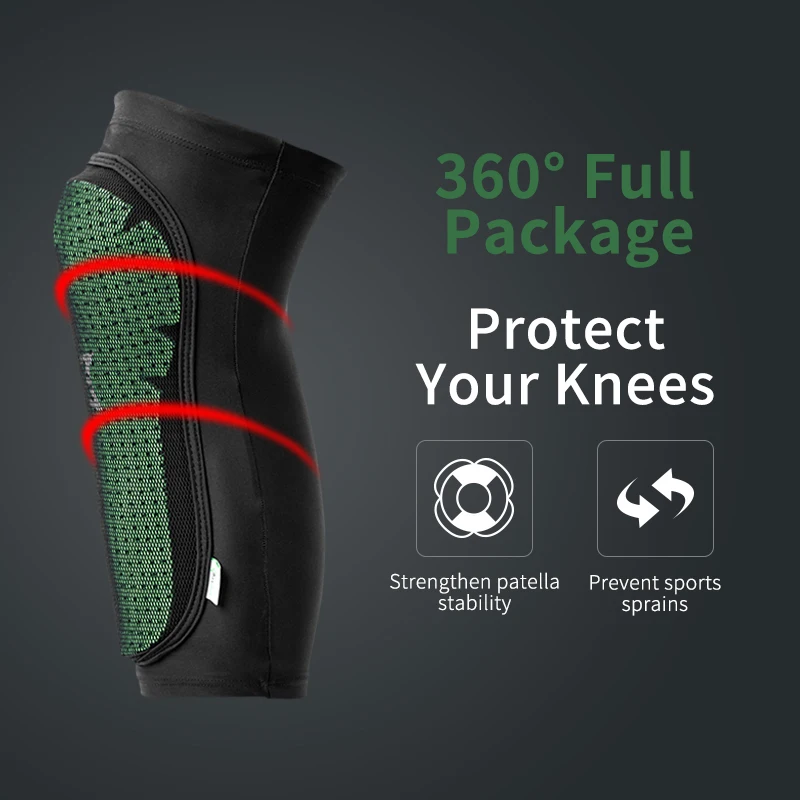 ROCKBROS-Sport Leg Warms Kneepad para Ciclismo MTB, Joelheiras de Bicicleta, Engrenagens Protetoras para Caminhadas, Futebol, Camping Leggings, Manga Perna