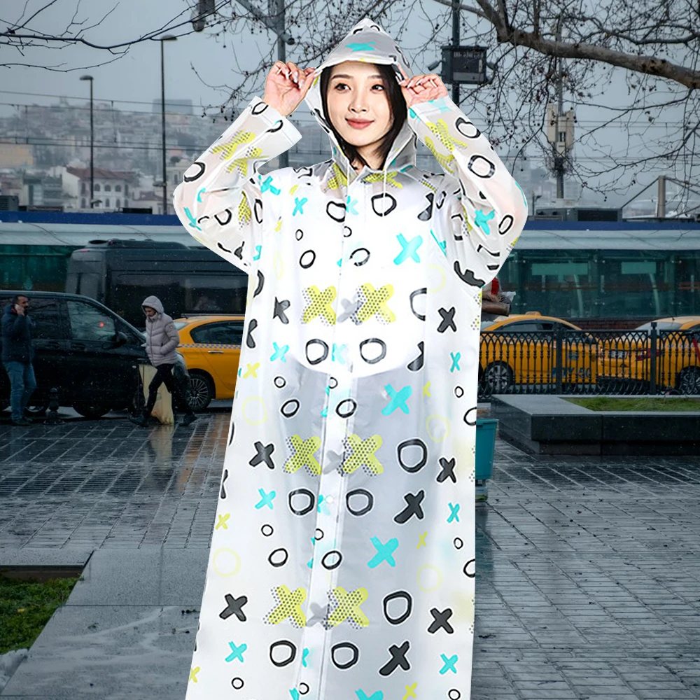 Creative EVA Rain Coat Full Body Non-disposable One-Piece Raincoat Durable Thickening Rain Gear Outdoor