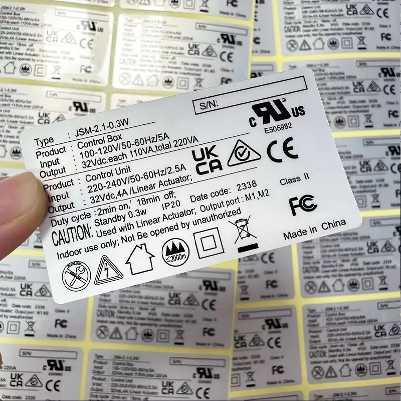 

Серебряные бумажные наклейки на заказ, водонепроницаемые, маслостойкие, матовые серебряные наклейки для малого бизнеса, глянцевые серебряные ПВХ-наклейки для электроники