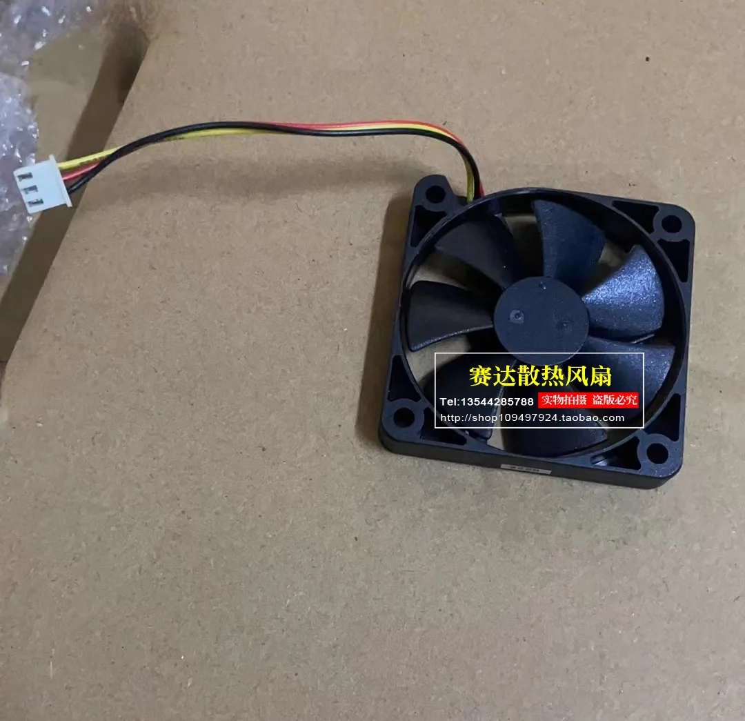 JFG For  ADDA AD0612HX-G76 6010 12V 0.15A  3 lines wire  cooling fan 60*60*10mm