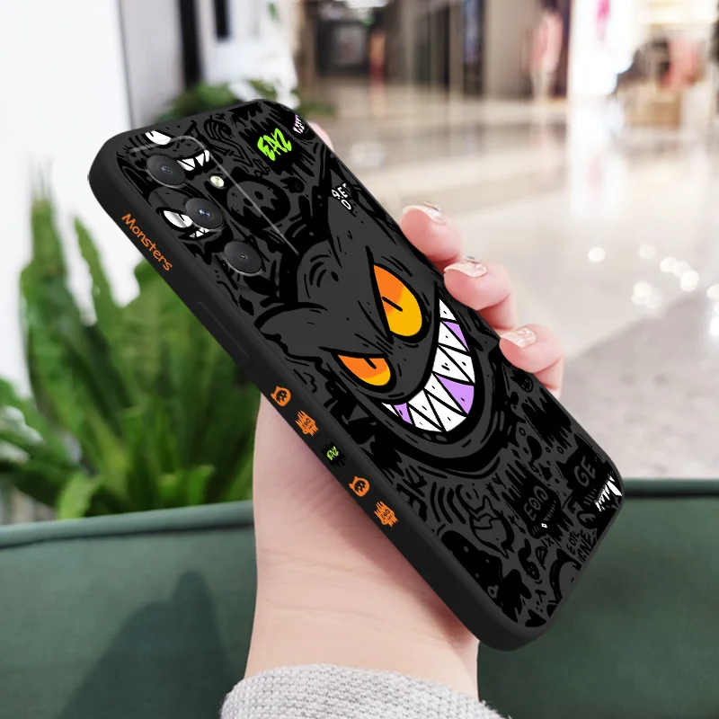 Evil Monster Phone Case For Samsung Galaxy A55 A35 A25 A15 A05 A05S A54 A34 A24 A14 A04 A04S A04E 4G 5G Cover