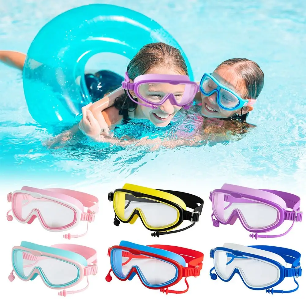 

Anti-fog Kids Swimming Goggles Useful Wide View High Definition Eyeglasses Unisex Big Frame Children's Goggles