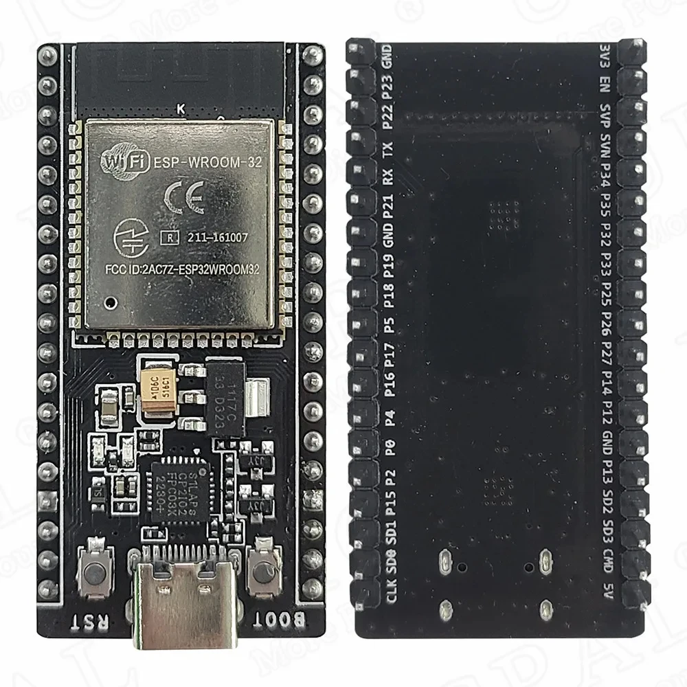 ESP32 38PIN Expansion Board with CP2102 38PIN Type-C Micro Development Board 2.4G WIFI Bluetooth Modules Low Power Dual Core