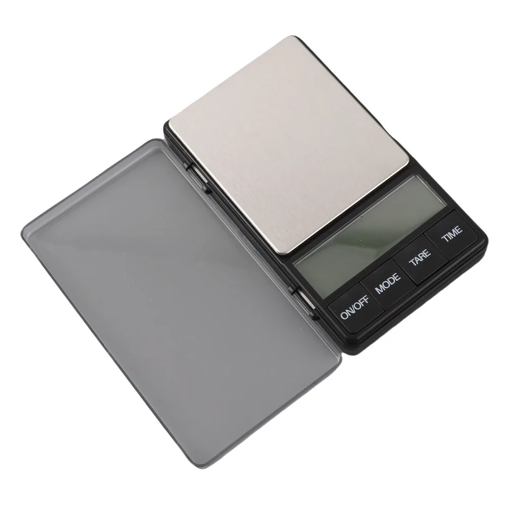 1000g 0.1g Coffee Scale with Timer Tare Function High Sensitive Espresso Scale Accurate Backlit Digital Pocket Weigher Barista