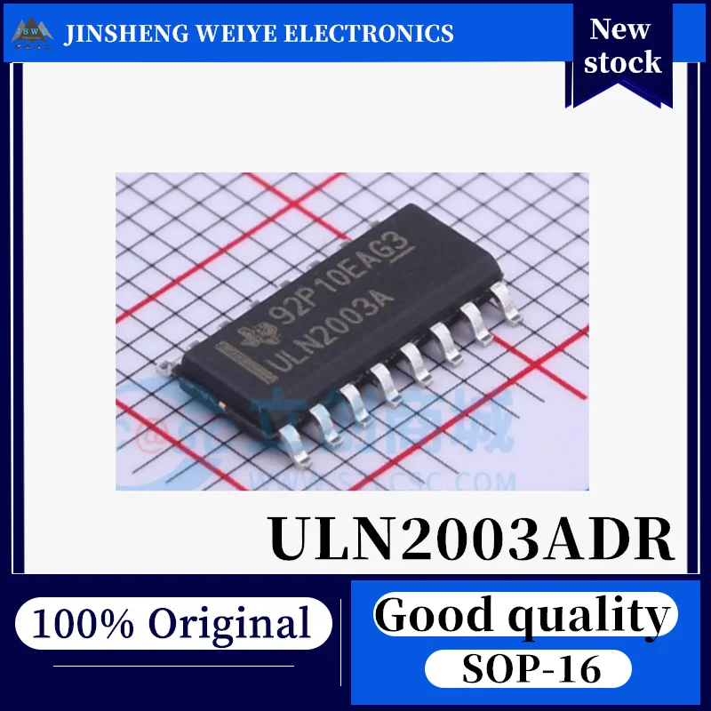 (50/200 pieces) ULN2003ADR ULN2003A SOP-16 Chip Transistor Array NPN 100% New Original Stock Chipset