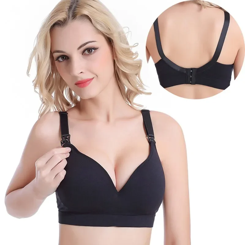 High Quality Plus Size Nursing Bra Breathable Women Breastfeeding Underwear Seamless Maternity Bra Push Up