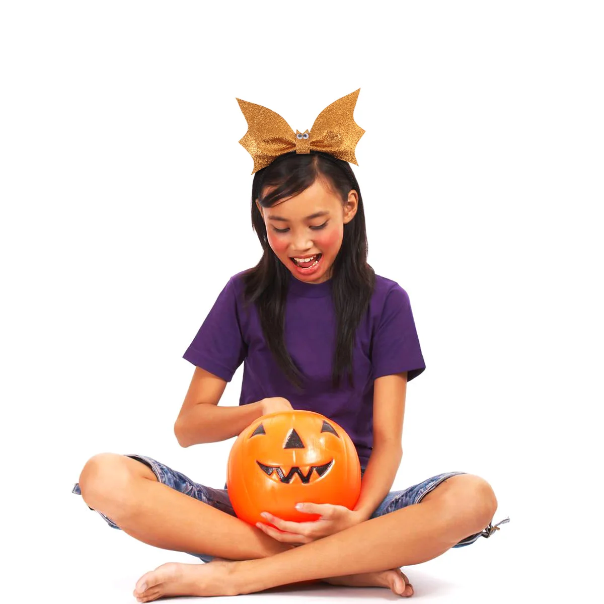 

Sequin Bat Hair Band Lightweight Comfortable Carnival Christmas Performance Headband Hair Hoops Simulation Bat Headdress