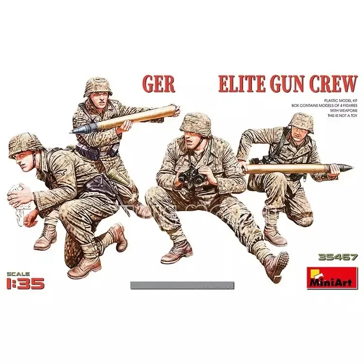 

MiniArt Plastic Assembled Model Kit 35467 German Elite Gun Set 1/35