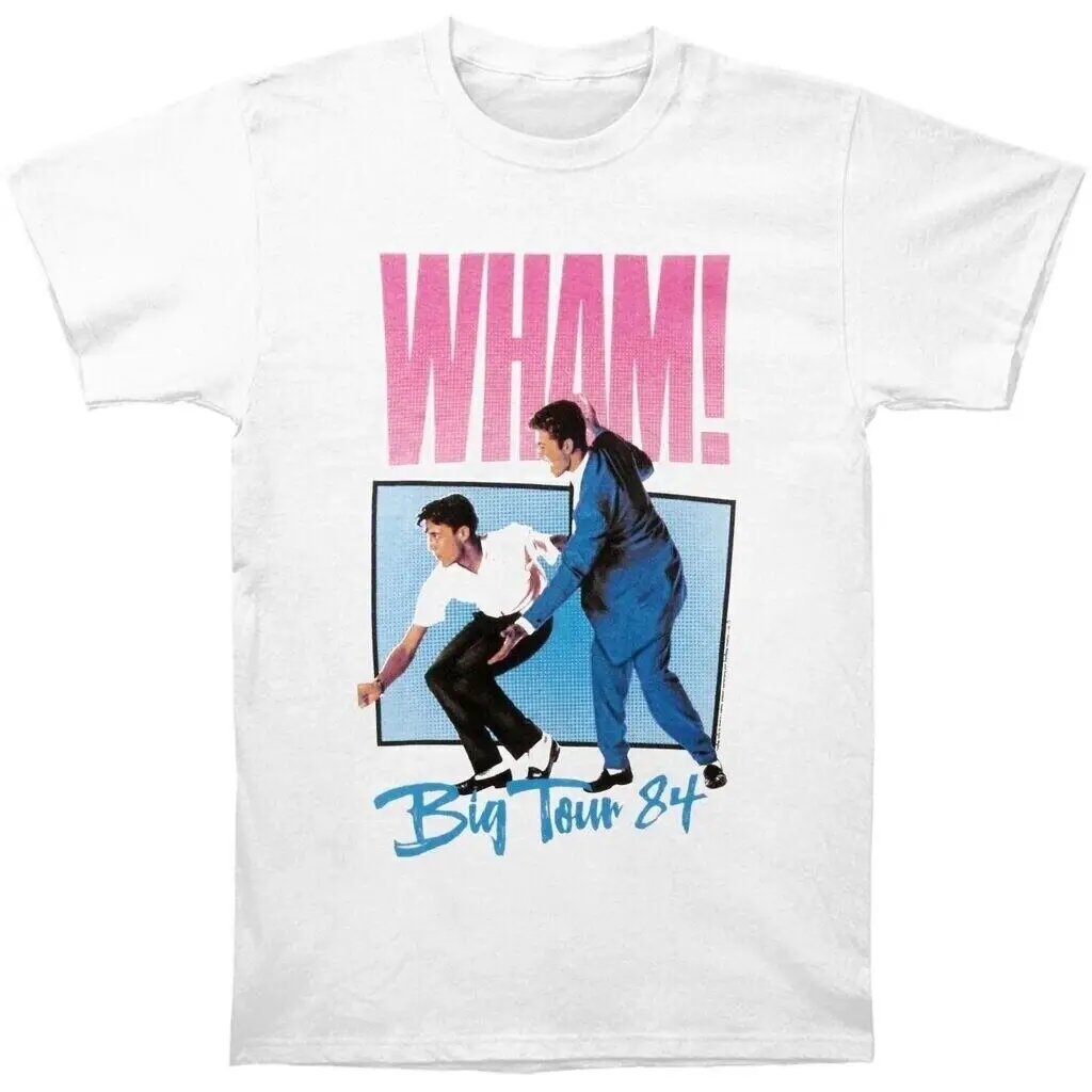 The Big Tour 1984 by 80s Pop band Wham T Shirt George Michael Andrew Ridgeley